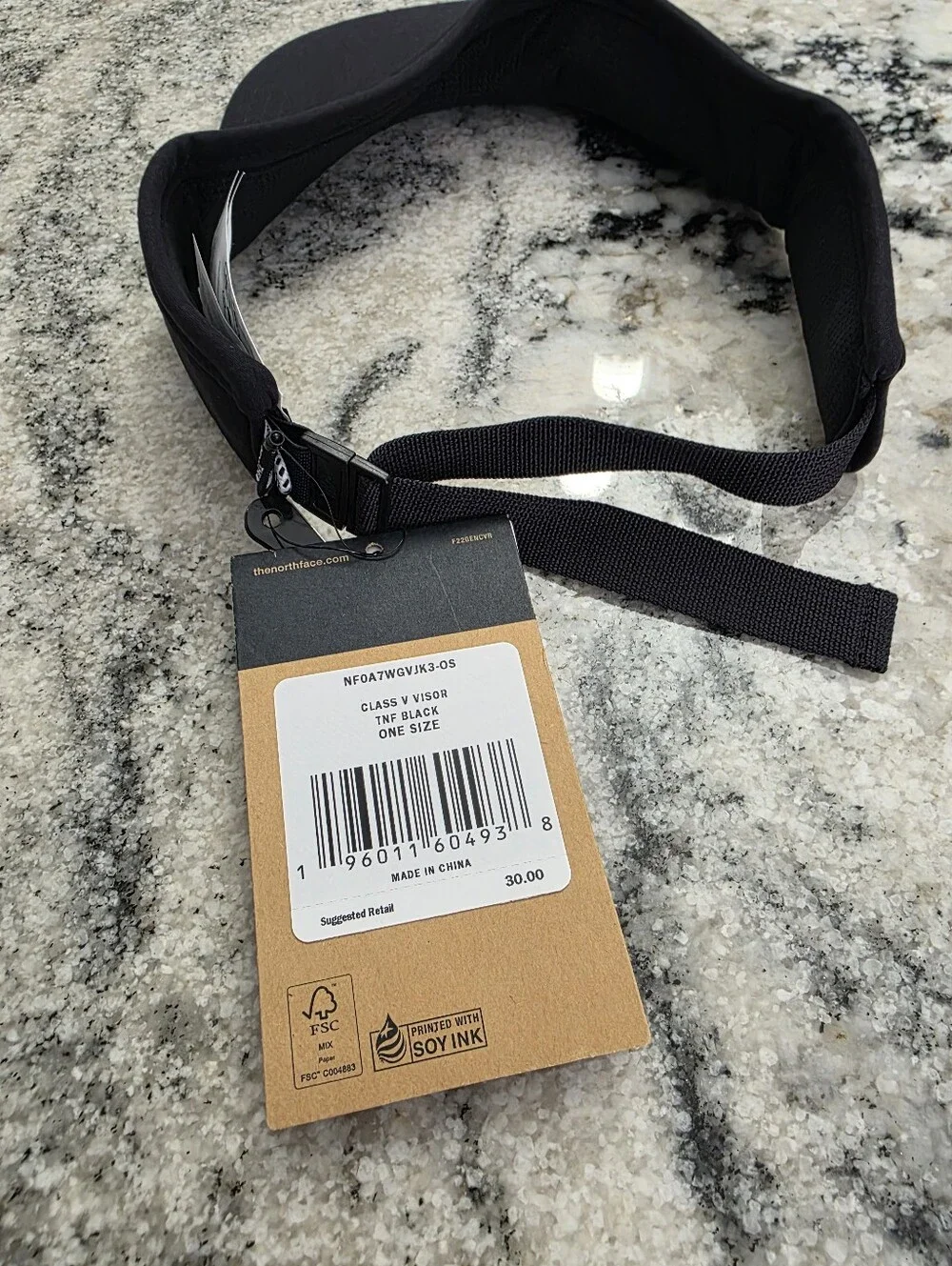 The North Face Black Visor Hat